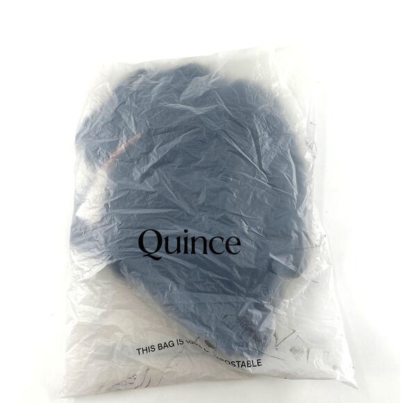 Quince Women's Black French Terry Modal Wide Leg Pants Size L - Picture 3 of 8